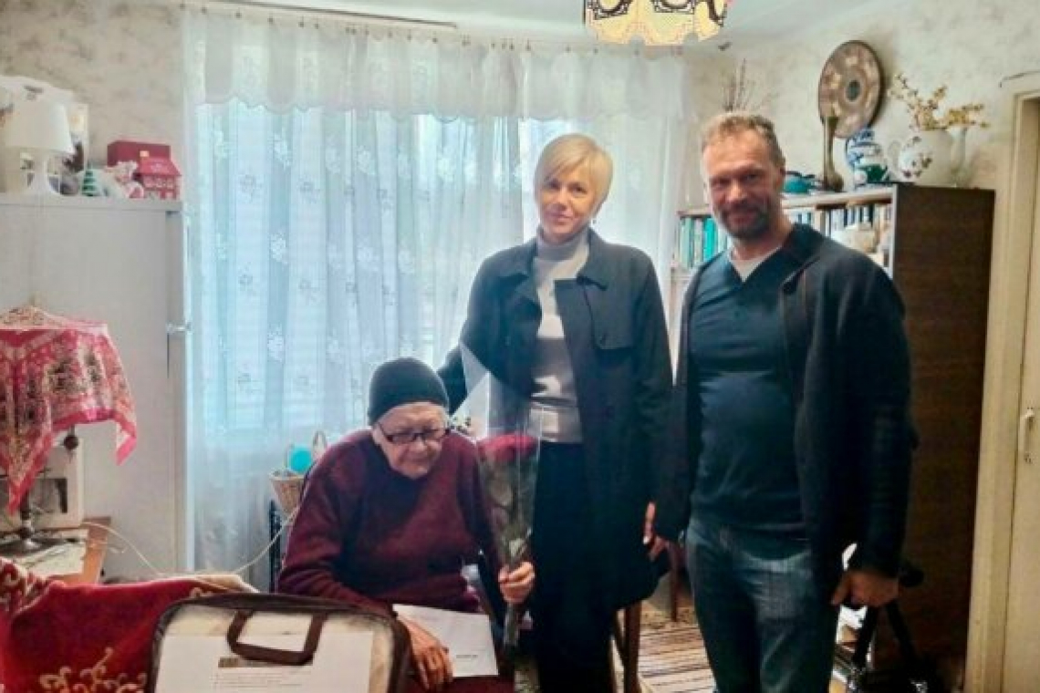 Вековой юбилей отметила Валерия Владимировна Сухомел из Богородского