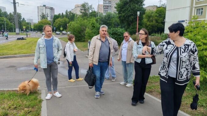 Субботний обход в Богородском проходил по улице Ивантеевская