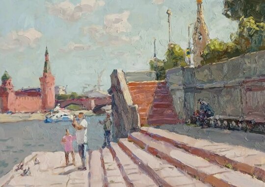 «[Прогулка] по набережной»: выставка в галерее «Богородское»